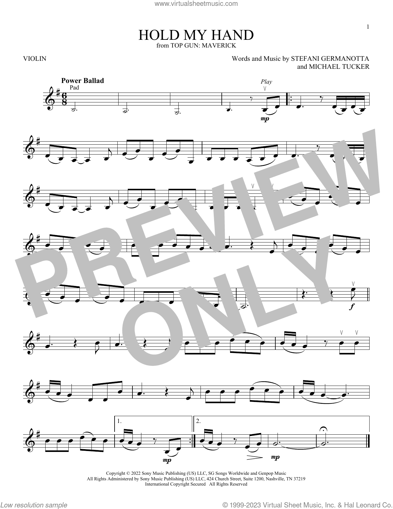 Hold My Hand (from Top Gun: Maverick)