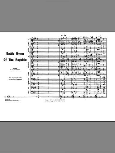 Battle Hymn Of The Republic (COMPLETE)