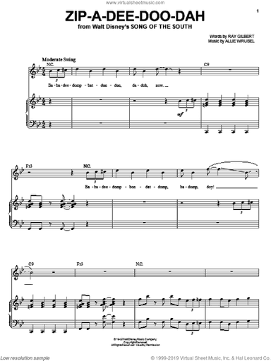 Zip-A-Dee-Doo-Dah (from Song Of The South)