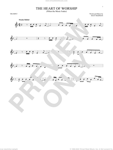 The Heart Of Worship (When The Music Fades)