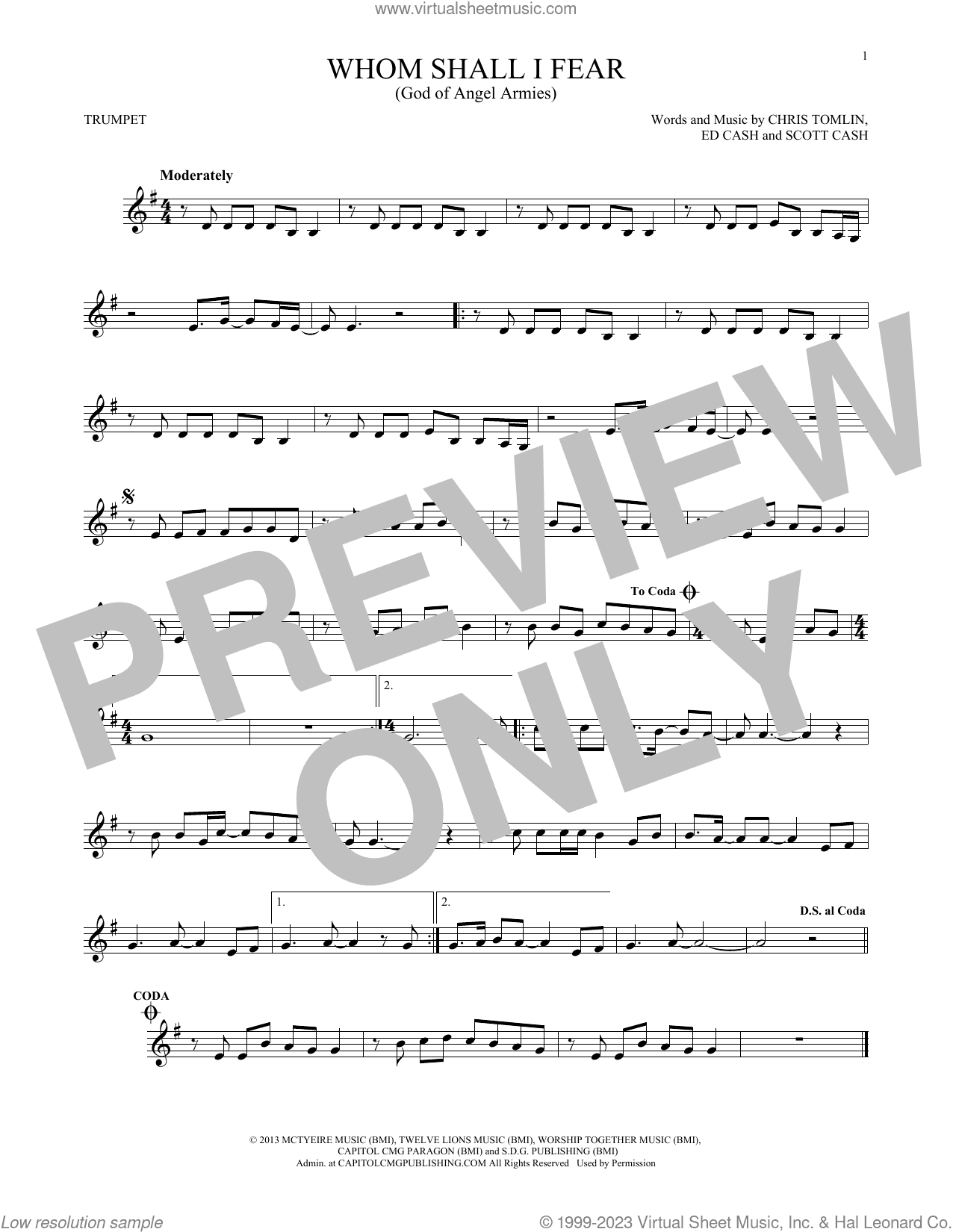 Whom Shall I Fear (God Of Angel Armies)