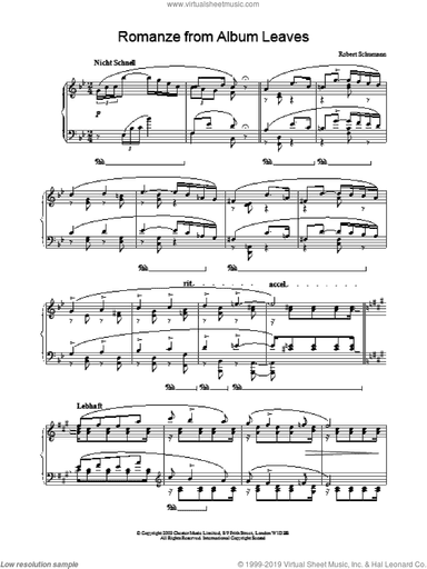 Romanze from Album Leaves