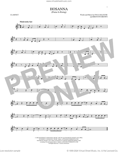 Hosanna (Praise Is Rising)