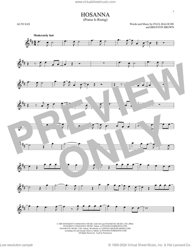 Hosanna (Praise Is Rising)