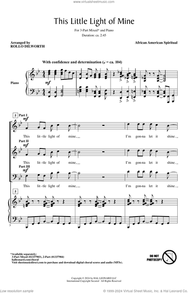This Little Light Of Mine (arr. Rollo Dilworth)