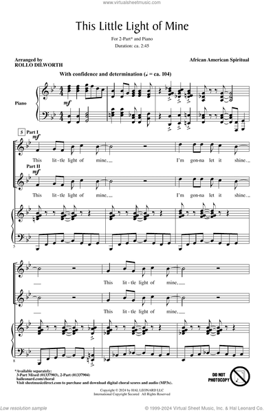 This Little Light Of Mine (arr. Rollo Dilworth)