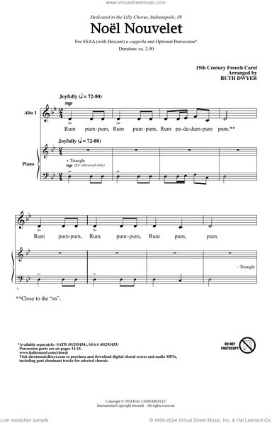 Noel Nouvelet (arr. Ruth Dwyer)