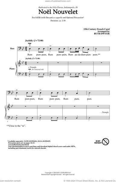 Noel Nouvelet (arr. Ruth Dwyer)