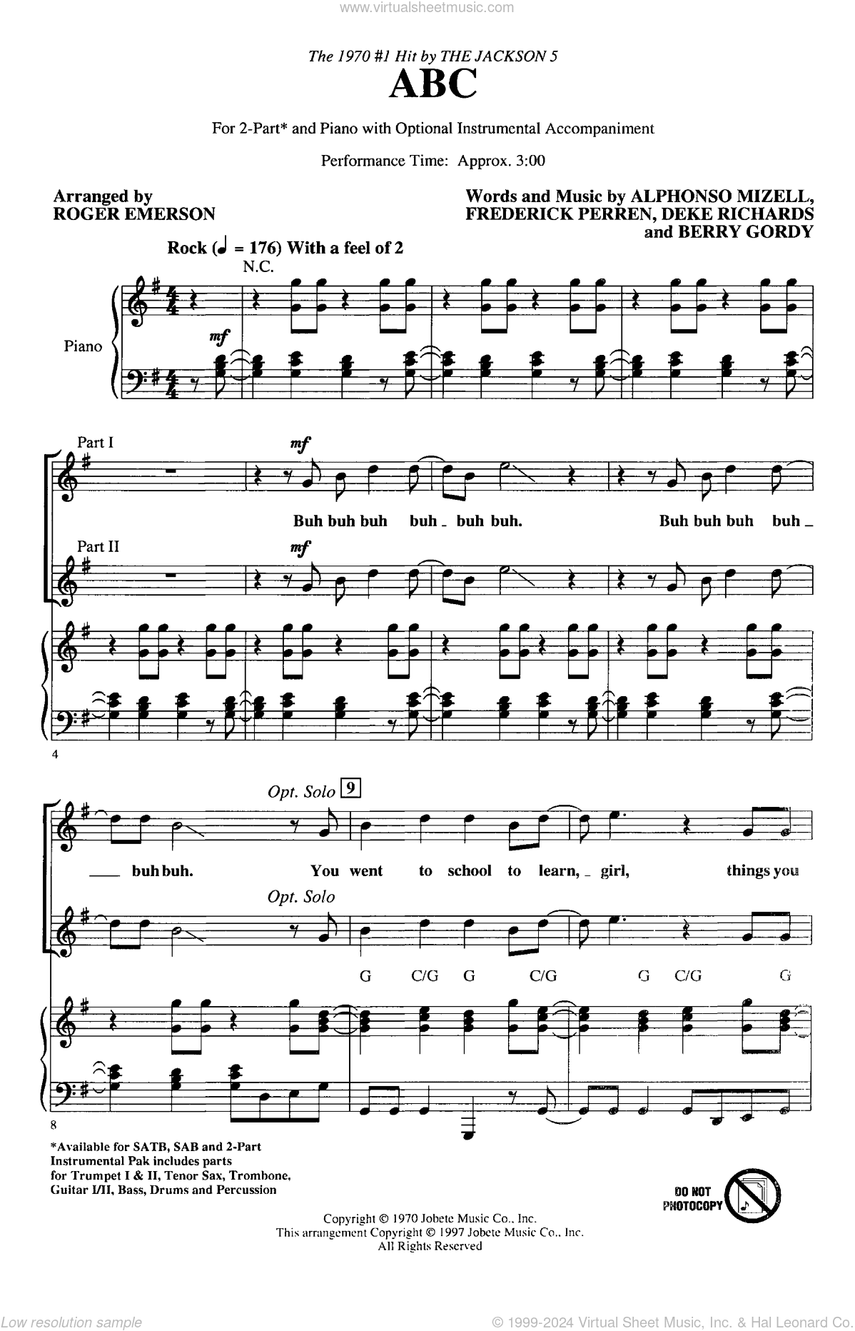 ABC (arr. Roger Emerson)