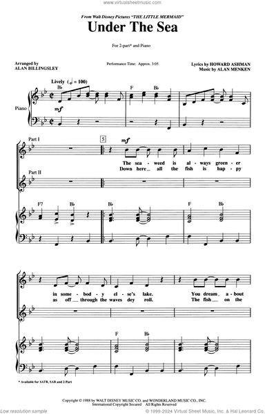 Under The Sea (from The Little Mermaid) (arr. Alan Billingsley)
