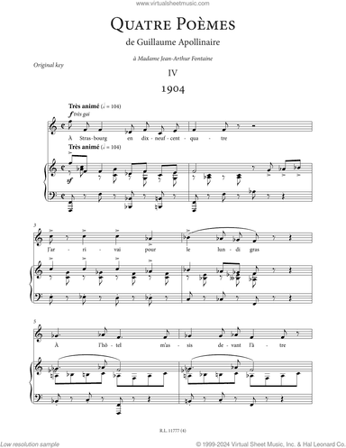 1904 (Low Voice)