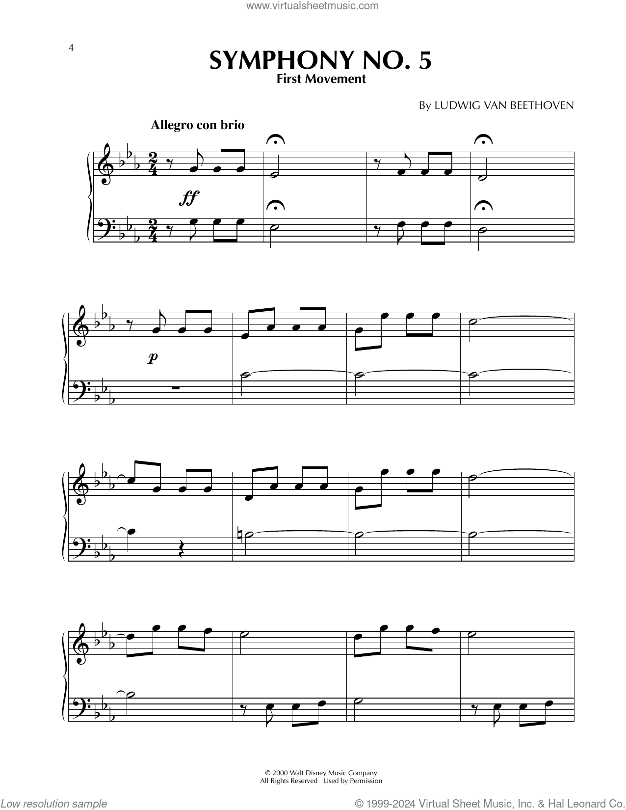 Symphony No. 5, Movement 1 (from Fantasia 2000)