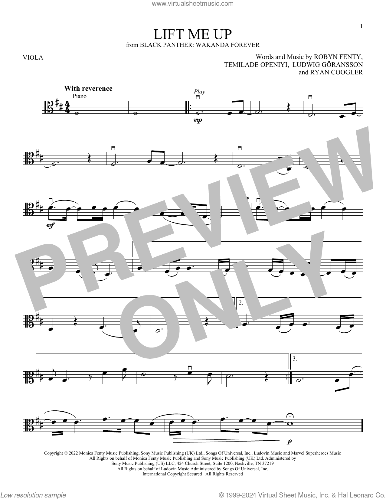 Lift Me Up (from Black Panther: Wakanda Forever)