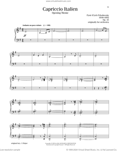 Capriccio Italien, OP. 45