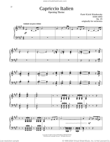 Capriccio Italien, OP. 45