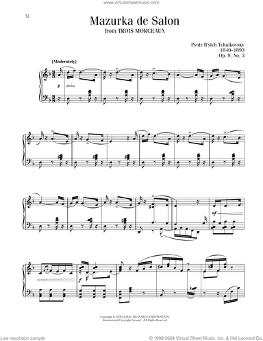 Mazurka De Salon, Op. 9, No. 3