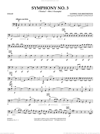 Symphony No. 3 ("Eroica", mvt. 1 excerpts