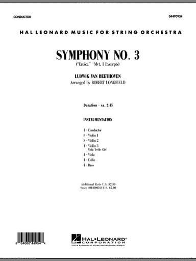 Symphony No. 3 ("Eroica" - Mvt. 1 Excerpts)