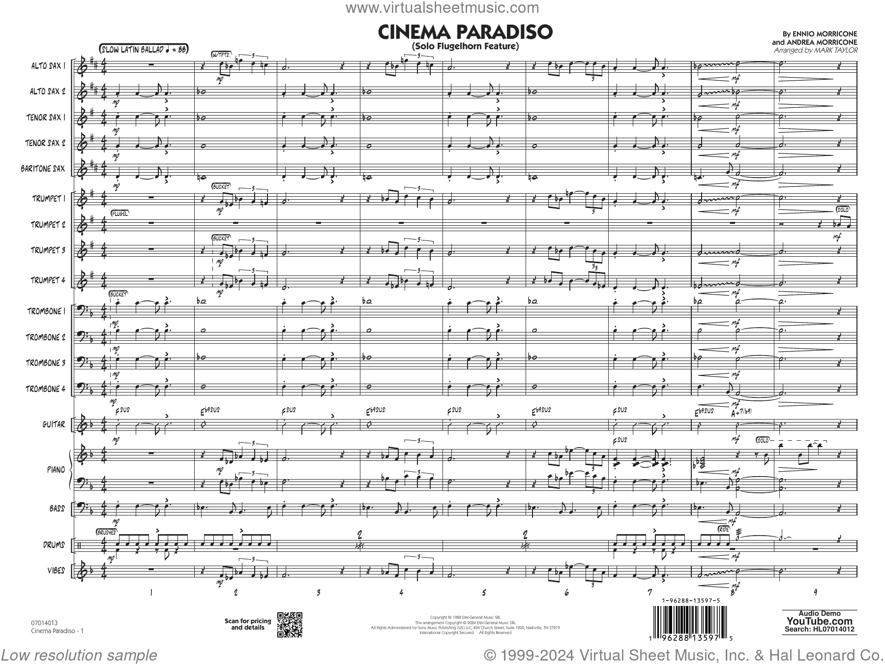 Cinema Paradiso (arr. Mark Taylor)