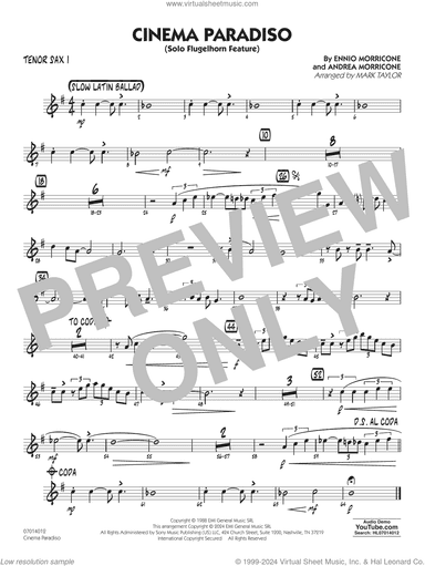 Cinema Paradiso (arr. Mark Taylor)