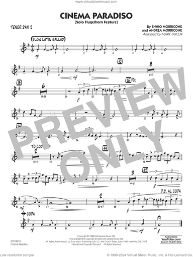Cinema Paradiso (arr. Mark Taylor)