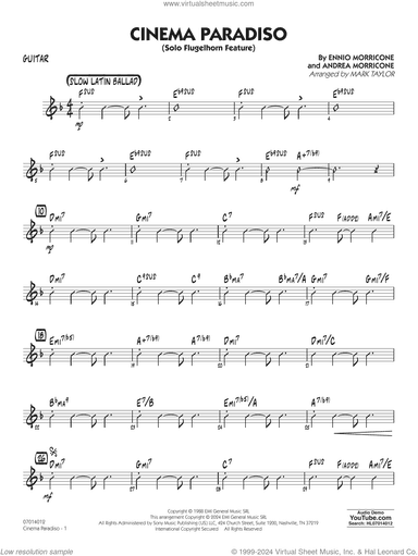 Cinema Paradiso (arr. Mark Taylor)