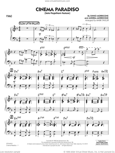 Cinema Paradiso (arr. Mark Taylor)