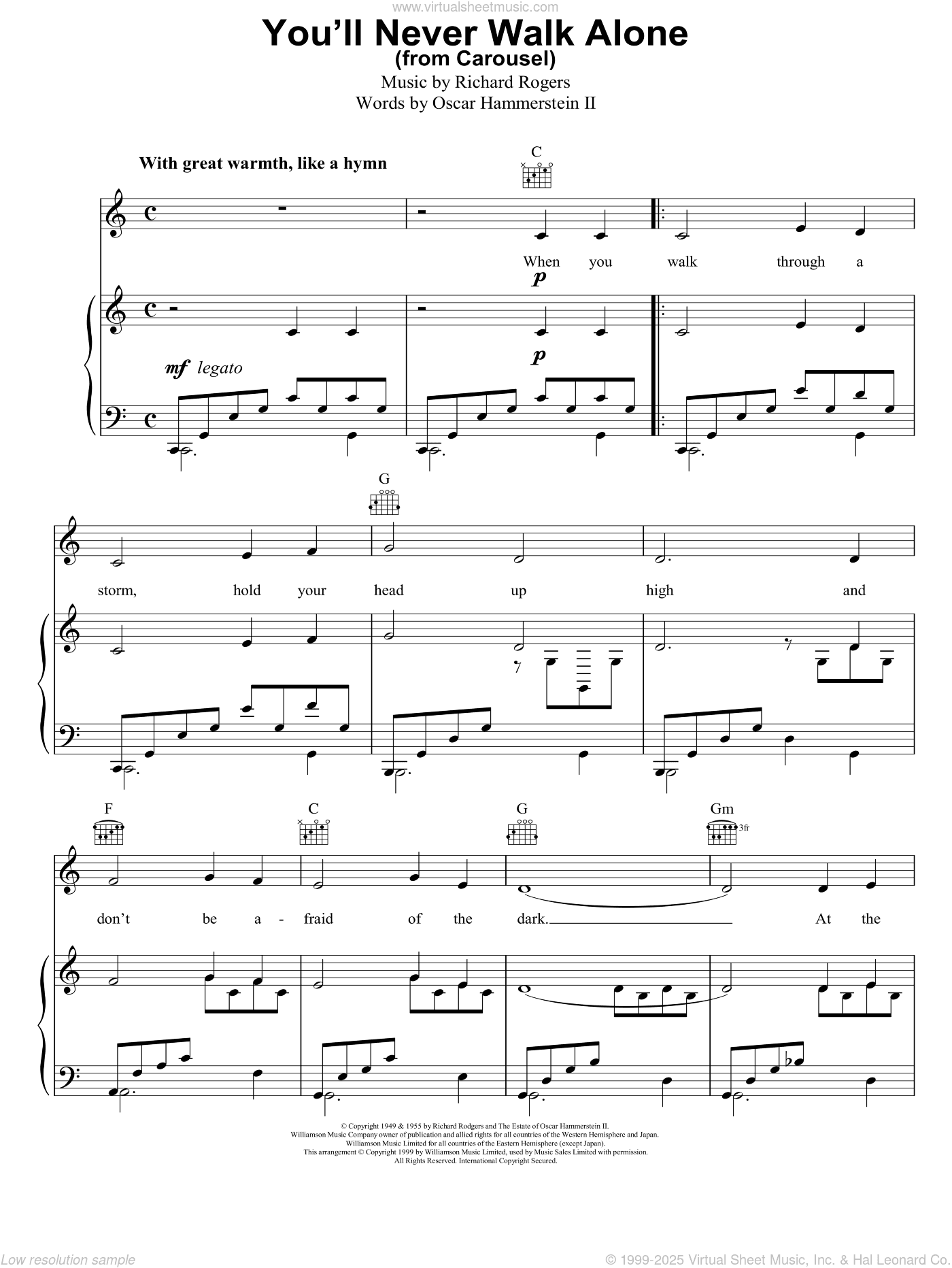You'll Never Walk Alone (from Carousel)