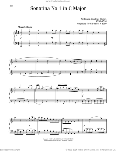 Sonatina No. 1 In C Major