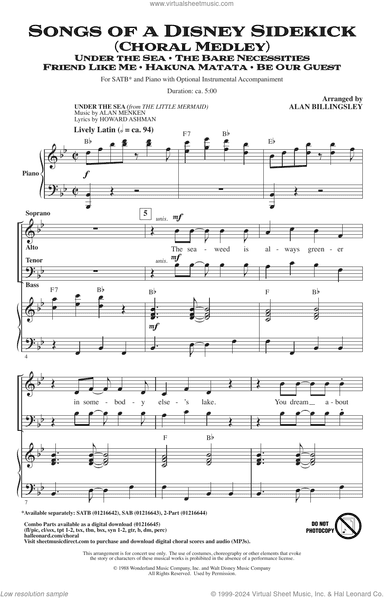 Songs Of A Disney Sidekick (Choral Medley)