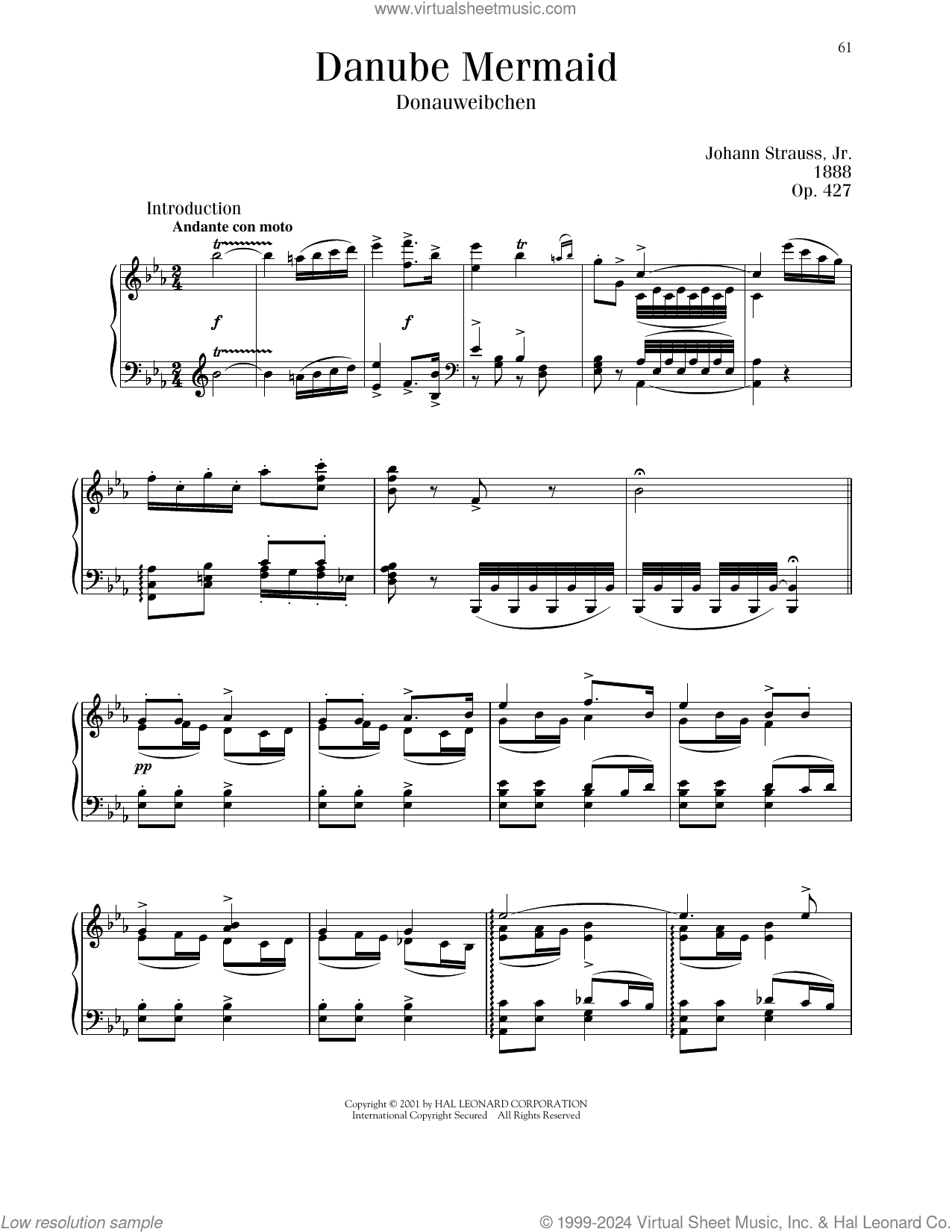 Danube Mermaid, Op. 427