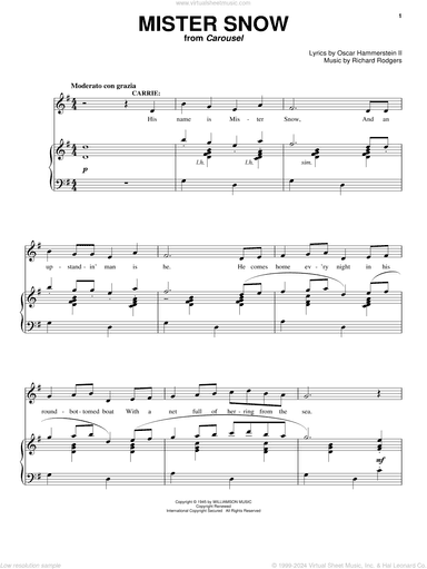 Mister Snow (from Carousel)