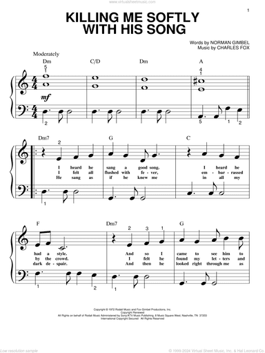 Killing Me Softly With His Song