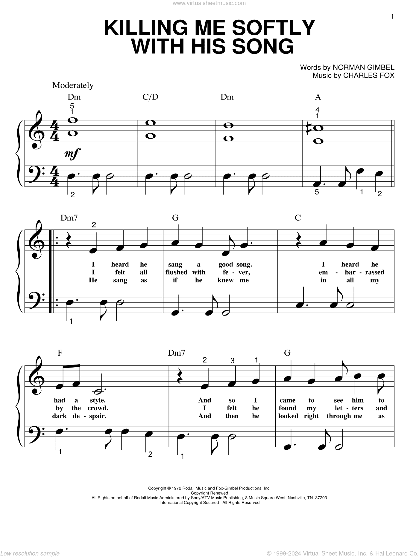 Killing Me Softly With His Song