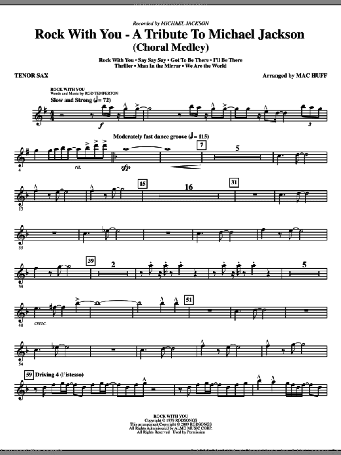 Rock With You, a tribute to michael jackson (medley)