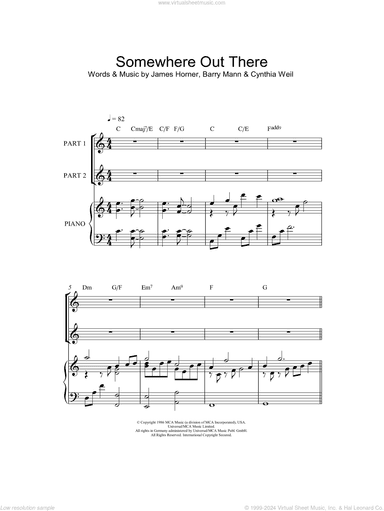 Somewhere Out There (arr. Rick Hein)