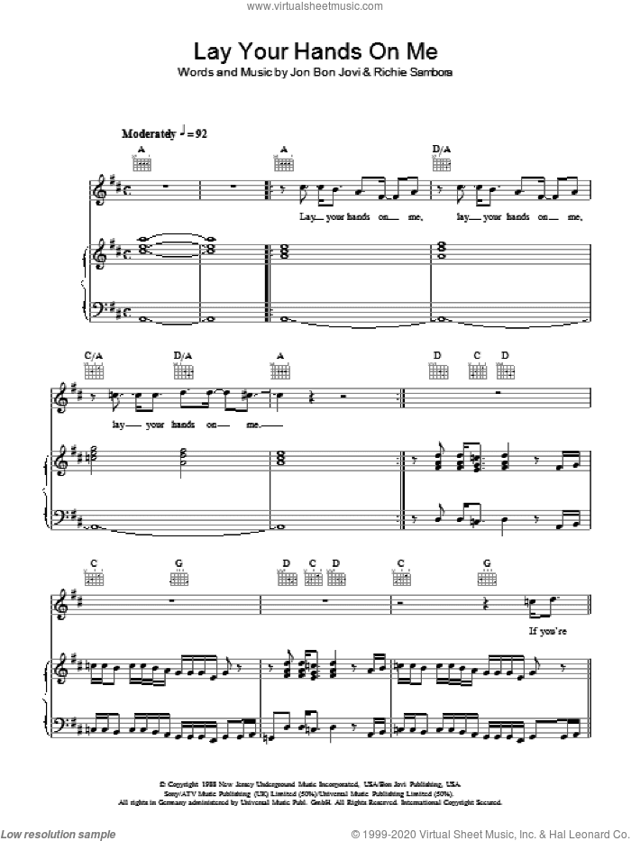 Lay Your Hands On Me