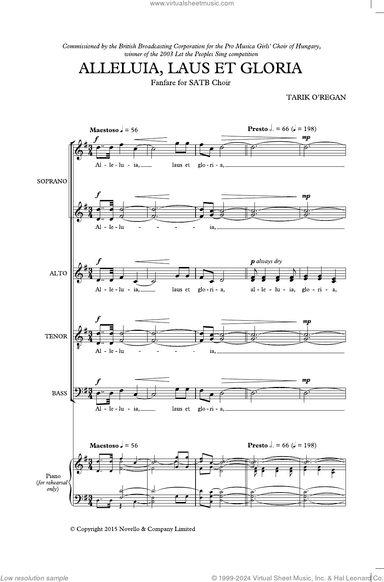 Alleluia, Laus Et Gloria