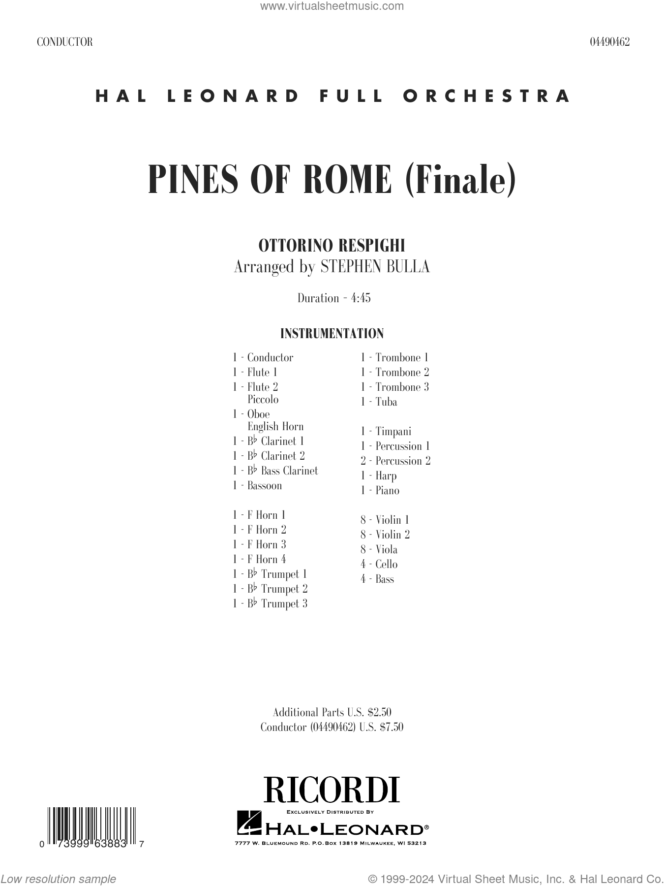 The Pines of Rome (Finale) (arr. Stephen Bulla)