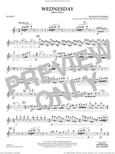 Wednesday (arr. Carol Brittin Chambers)