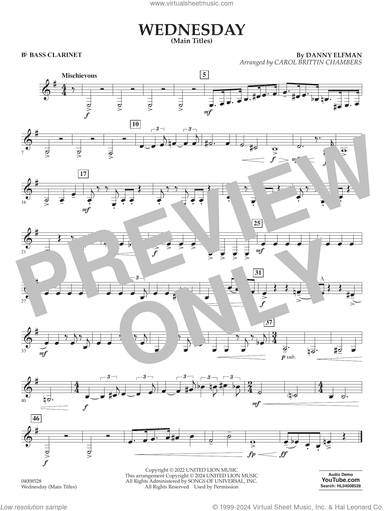 Wednesday (arr. Carol Brittin Chambers)
