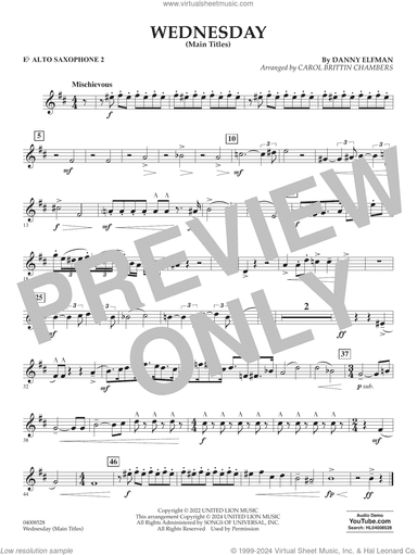 Wednesday (arr. Carol Brittin Chambers)