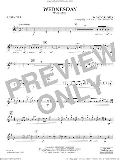 Wednesday (arr. Carol Brittin Chambers)