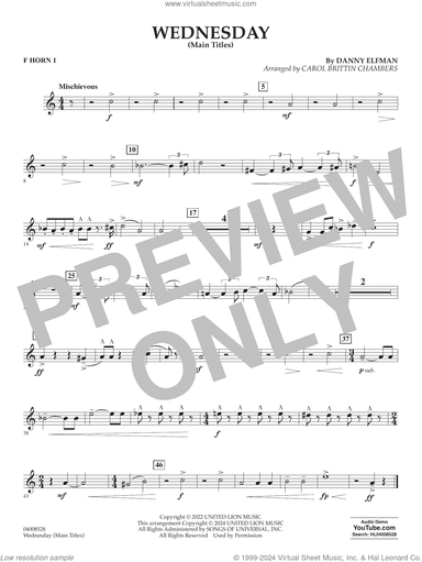 Wednesday (arr. Carol Brittin Chambers)