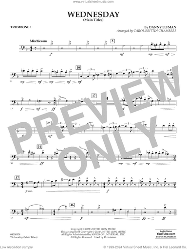 Wednesday (arr. Carol Brittin Chambers)