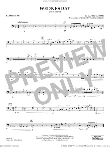 Wednesday (arr. Carol Brittin Chambers)