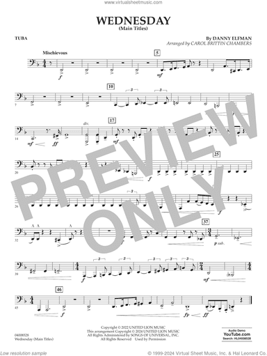 Wednesday (arr. Carol Brittin Chambers)