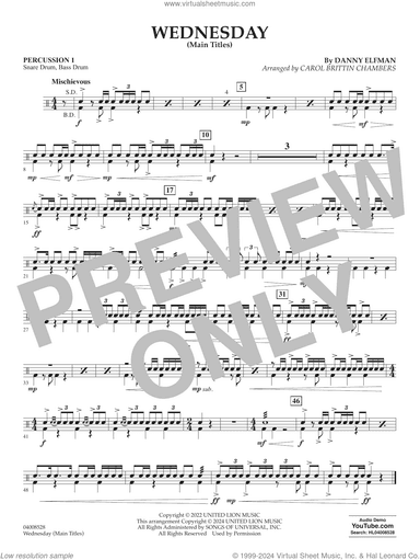 Wednesday (arr. Carol Brittin Chambers)