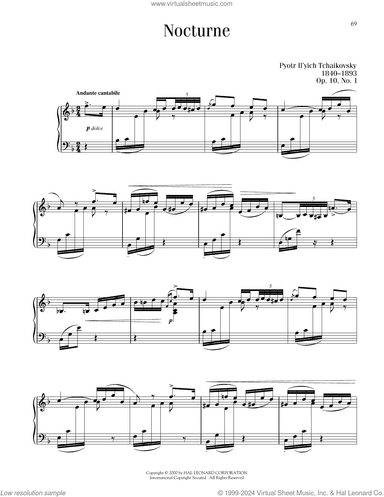 Nocturne, Op. 10, No. 1