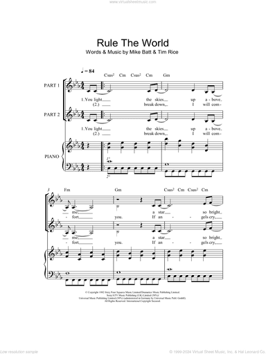 Rule The World (arr. Rick Hein)
